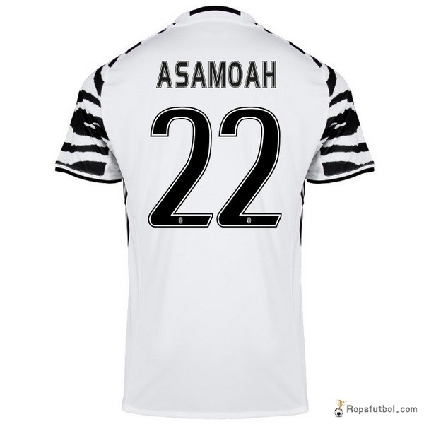 Camiseta Juventus Replica Tercera Ropa Asamoah 2016/17 Blanco